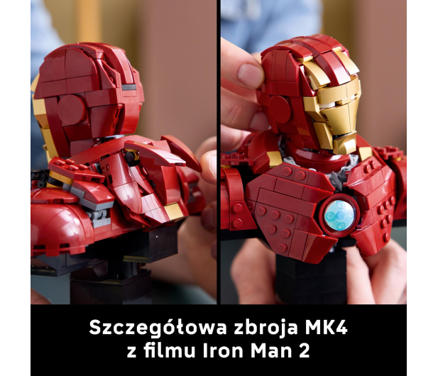 LEGO Marvel Super Heroes 76327 Popiersie Iron Mana MK4 - 1331663 - zdjęcie 8